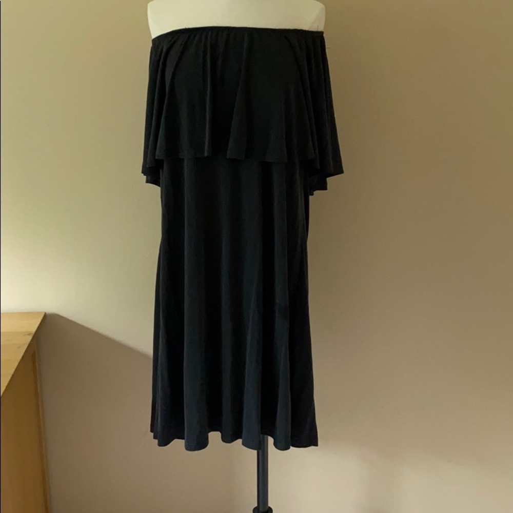 BP off the shoulder Black Dress